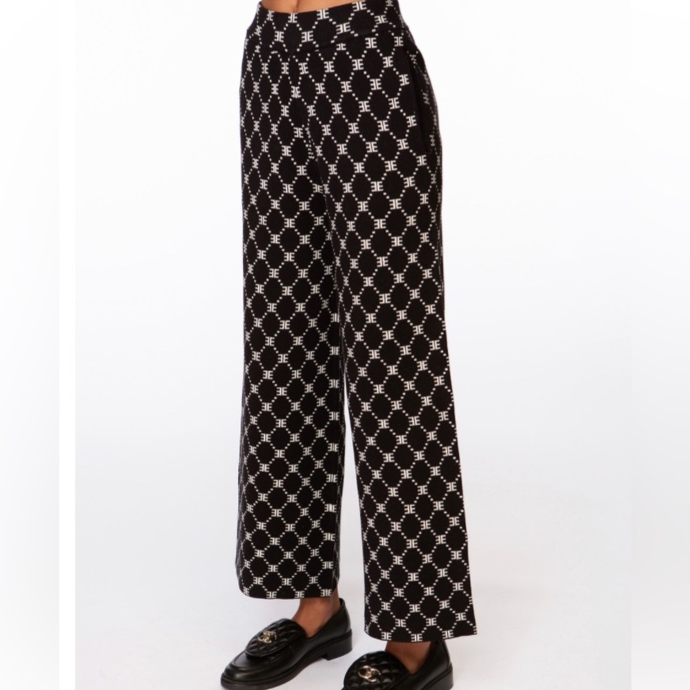 Ellandemm wide leg monogram pant